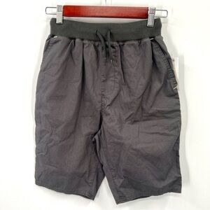NWT UNIVIBE Boy's Gunmetal Gray Casual Athleisure Shorts Size M